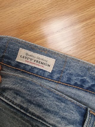 Pantalón vaquero hombre patchwork