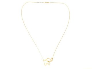 Collar de oro 18kt con elefante