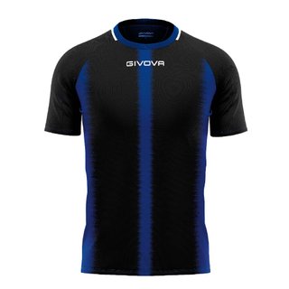 Camiseta deportiva GIVOVA azul y blanca