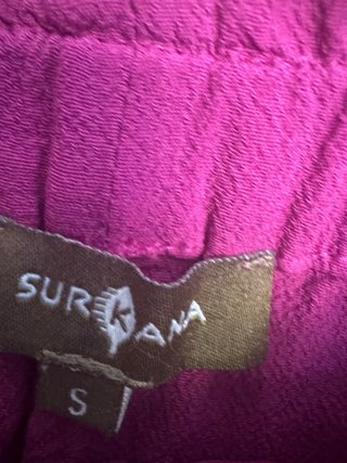 Conjunto Surkana pantalón y camisa morado