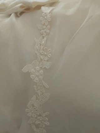 Vestido de comunión blanco con accesorios