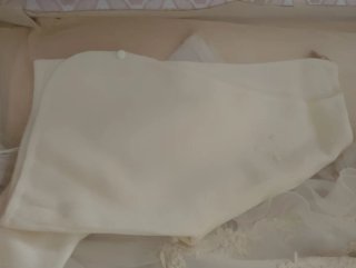 Vestido de comunión blanco con accesorios