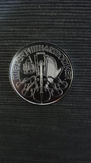 Moneda Plata Filarmónica Viena 1.50 Euro 2017