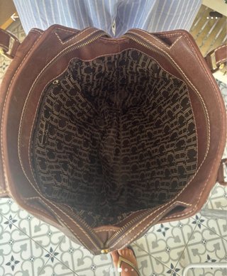 Bolso Carolina Herrera Marrón Piel CH