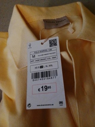 Polo Alvaro Moreno M Amarillo Nuevo