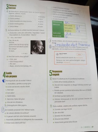Euskara eta literatura, 1 DBH