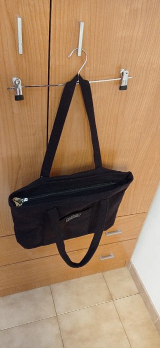 Bolso negro de tela