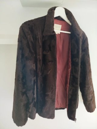 Chaqueta pelo sintético A Tempo Marrón