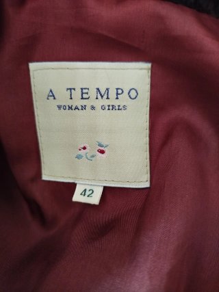 Chaqueta pelo sintético A Tempo Marrón