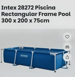 Piscina Rectangular Intex 300x200x75cm