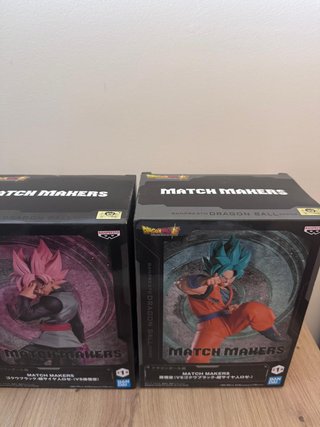 Figuras Dragon Ball Match Makers Goku Rose y Goku