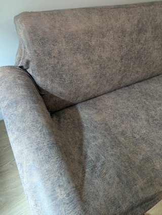 Funda sofá 3 plazas imitación piel