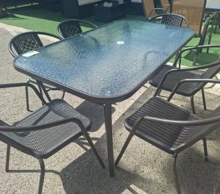 Conjunto Mesa y Sillas Jardín Terraza