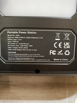 Estación de energía portátil Sinkeu R150 27000mAh