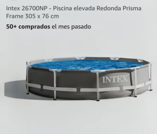 Piscina Intex Redonda Prisma 305x76cm