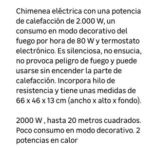 Chimenea Eléctrica Decorativa