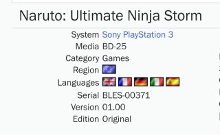 Naruto: Ultimate Ninja Storm - PS3 -