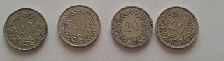 Monete collez. Franchi svizzeri/Dinari Jugoslavi
