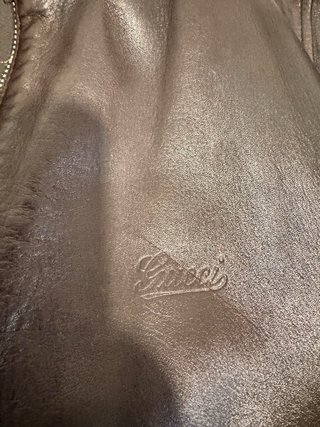 Chaqueta de Piel Gucci Marrón