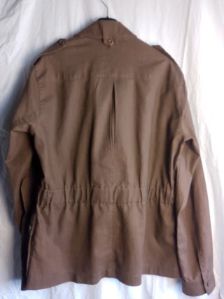 Giacca Mash Misto Lino Marrone