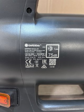 Bomba de Jardín Silenciosa Gardena 4100L/h 550W