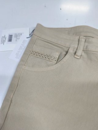 Pantalón de algodón beige Pioneer Jeans mujer