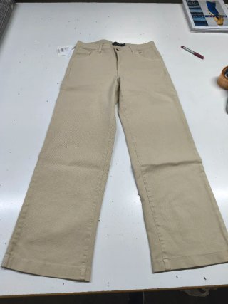Pantalón de algodón beige Pioneer Jeans mujer