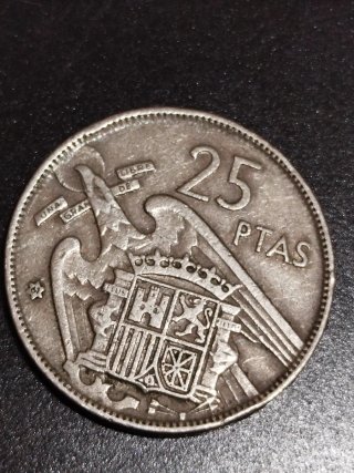 Moneda 25 Pesetas 1957 Estrella 61