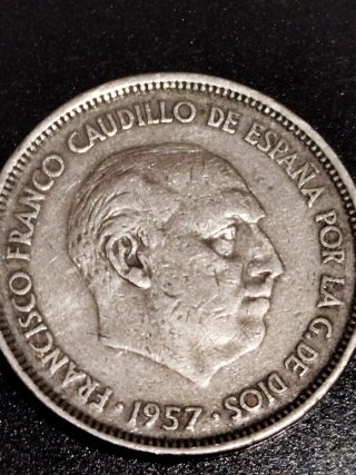 Moneda 25 Pesetas 1957 Estrella 61
