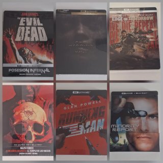 Lote 6 steelbooks 4K UHD Bluray