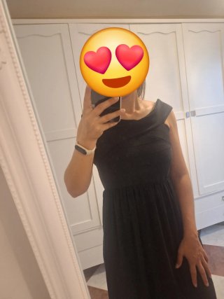Vestido largo negro