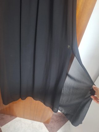 Vestido largo negro