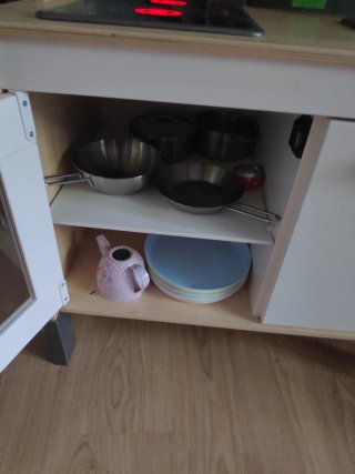 Cocina de juguete con accesorios