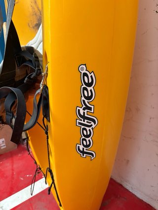 2 Kayaks Amarillos con Ruedas feelfree