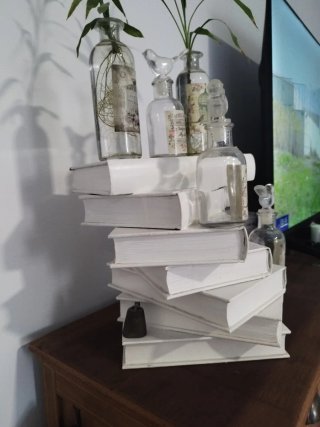 Porta macetas de cristal decorados