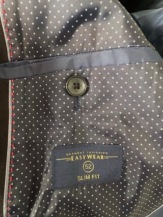 Americana negra  Easy Wear Slim Fit T 52