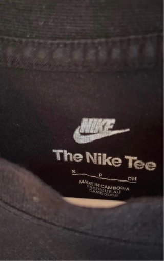 Camiseta Nike Básica Negra Talla S