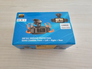 Dashcam Auto a 4 Canali Anteriore e Posteriore