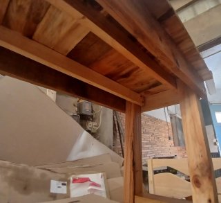 BANCO CON MADERA RECICLADA