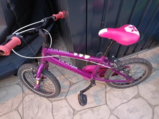 Bicicleta Infantil Morada Charm 16