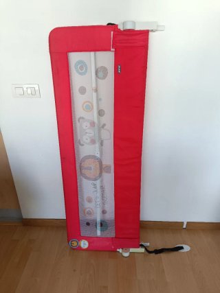 Barrera de Cama Infantil Jane Roja