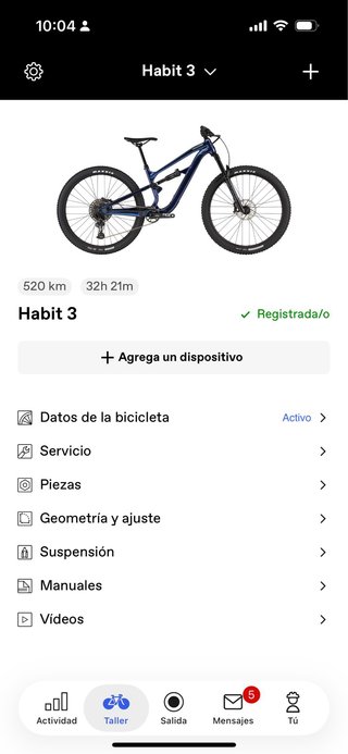 Bicicleta de Montaña Cannondale