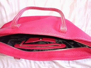 Borsa Moschino grande rossa con borchie