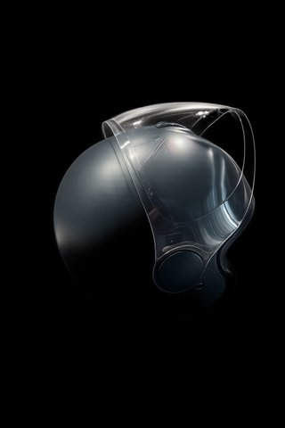 Casco Moto Jet Azul Talla L (59-60cm)