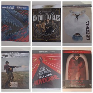 Lote 6 steelbooks 4K UHD Bluray
