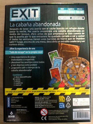 Juego Exit - La Cabaña Abandonada
