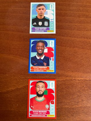 Cromos Mundial 2026: Martínez, Camavinga, Mazraoui
