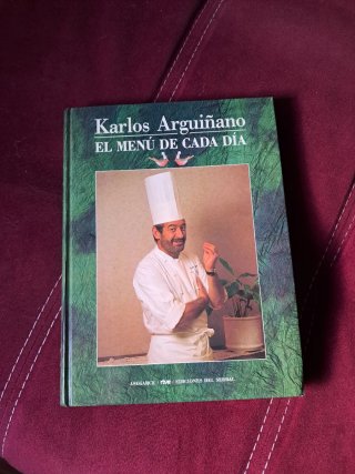 Libro "El menú de cada día" de Karlos Arguiñano