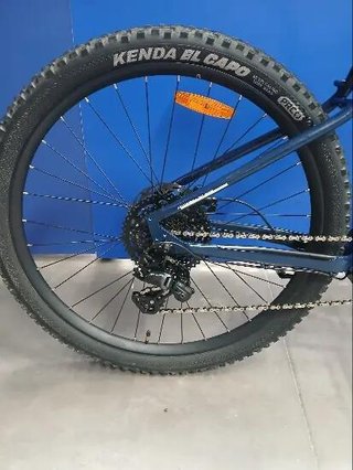 Bicicleta eléctrica montaña 29" Rockrider E-Expl 140 azul