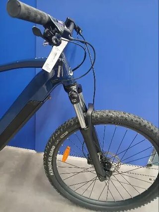 Bicicleta eléctrica montaña 29" Rockrider E-Expl 140 azul